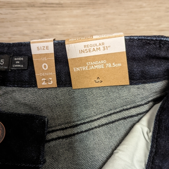 NWT, Prana deep-dyed skinny jeans, 25x31, $150 - Picture 5 of 10